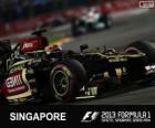 Kimi Räikkönen - Lotus - Gran Premio de Singapur 2013, 3er Clasificado