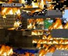 Fuego de Minecraft