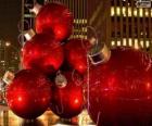 Bolas de Navidad, rojas