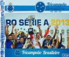 Cruzeiro, campeón del Campeonato Brasileño de Fútbol de 2013. Brasileirão 2013
