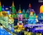 Festival de hielo de Harbin China