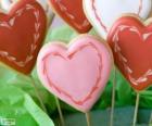 Corazones de galleta