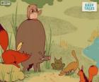 Los animales del bosque deciden el recorrido de la carrera