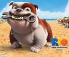 Luiz, un perro bulldog