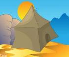 La tienda de los beduinos en el desierto, Jaymah, Jaima
