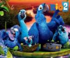 La familia de Blu en el Amazonas