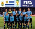 Selección de Uruguay, Grupo D, Brasil 2014