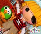 Patch Treasurechest de Lalaloopsy con su mascota, un loro