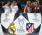 Real Madrid vs Atlético. Final UEFA Champions League 2013-2014. Estádio da Luz, Lisboa, Portugal