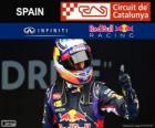 Daniel Ricciardo - Red Bull - Gran Premio de España 2014, 3er Clasificado