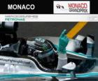 Nico Rosberg celebra su victoria en el Gran Premio de Mónaco 2014