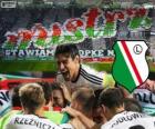Legia de Varsovia, campeón de la liga polaca de fútbol Ekstraklasa 2013-2014