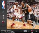 2014 NBA Finales, 3er Partido,  San Antonio Spurs 111 - Miami Heat 92