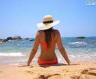 Chica en la playa