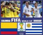 Colombia - Uruguay, octavos de final, Brasil 2014