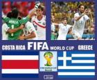 Costa Rica - Grecia, octavos de final, Brasil 2014