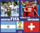 Argentina - Suiza, octavos de final, Brasil 2014