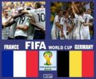 Francia - Alemania, cuartos de final, Brasil 2014