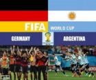 Alemania vs Argentina. Final del Mundial de Futbol FIFA Brasil 2014
