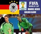 Manuel Neuer, guante de Oro. Mundial de Fútbol Brasil 2014