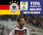 Mario Götze, mejor jugador de la final. Mundial de Fútbol Brasil 2014