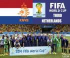 Países Bajos 3er clasificado del Mundial de Fútbol Brasil 2014