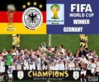 Alemania, campeona del mundo. Mundial de Fútbol Brasil 2014