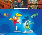 Ole y Hop, mascotas del Campeonato Mundial de Baloncesto de 2014