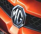 Logo de MG, marca del Reino Unido