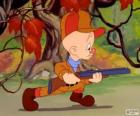 Elmer Gruñon, Elmer Fudd en inglés, el cazador que intenta cazar a Bugs Bunny