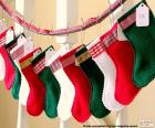 Calcetines de Navidad de varios colores