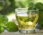 Taza de té verde