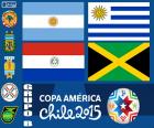 El grupo B de la Copa América Chile 2015, formado por Argentina, Uruguay, Paraguay y Jamaica