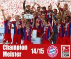 Bayern Múnich campeón 14-15