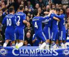 Chelsea FC, campeón Premier League 2014-2015, liga de fútbol de Inglaterra
