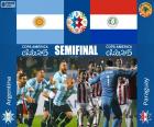 Semifinal Copa América Chile 2015, Argentina vs Paraguay