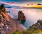 Bonito paisaje de la Costa Brava, Cataluña