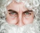 La cara de Papá Noel