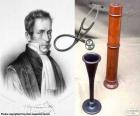 René Laënnec (1781-1826), médico francés, inventor del estetoscopio