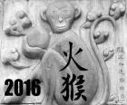 2016 año chino mono de fuego