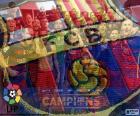FC Barcelona, campeón de la liga española de fútbol 2015-2016, su 24º título liguero