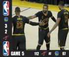 Finales de la NBA 2016, 5º Partido, Cleveland Cavaliers 112 - Golden State Warriors 97