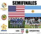 Semifinal de la Copa América Centenario 2016, USA vs Argentina
