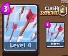 Carta de flechas, es una lluvia de flechas, Clash Royale