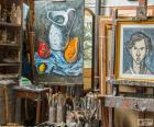 Taller artista pintor