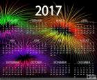 Calendario 2017, Feliz año