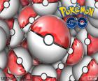 Puzzle de Poké Ball, objeto diseñado para almacenar, transportar y capturar Pokémon