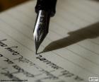 Escritura con pluma