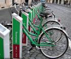 Bikesharing, servicio de alquiler de bicicletas públicas en la ciudad de Roma. Actualmente esta cerrado