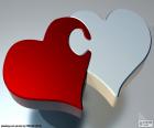 Puzzle corazones